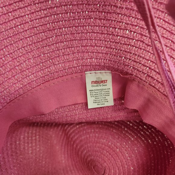 Midwest Gloves & Gear Bright Pink Floppy Sun hat - Picture 3 of 4